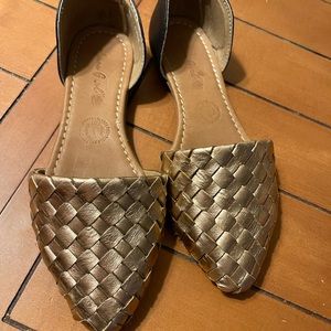 Huarache style flats